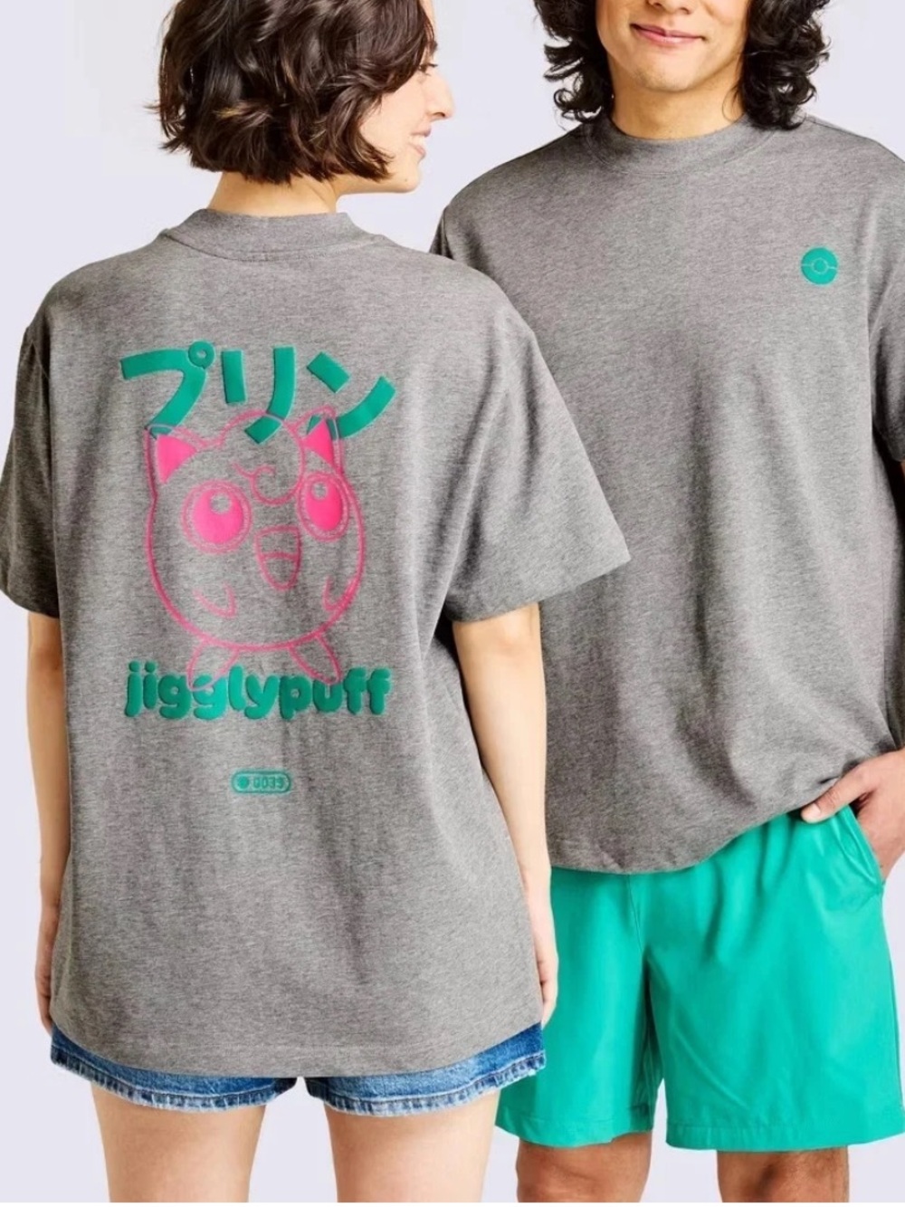 Pokémon x Target 30th Anniversary Adult Trainer Tshirt Jigglypuff size Small